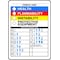 Accuform Chemical Label, Chemical Name, Health, Flammability, Reactivity, Protective Equipment, Plastic ZFD841VP - alternate 1