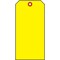 Brady Blank Shipping Tag, Polyester, 5-3/4" H x 3" W, Yellow, Rectangle, 25 PK 76197 - alternate 3