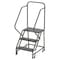 Ega 66 in H Steel Rolling Ladder, 3 Steps, 450 lb Load Capacity Z031 - alternate 1