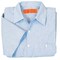 Vf Workwear Men's Short Sleeve Uniform Shirt, 35% Cotton, 65% Polyester, Button, 2 Pocket(s), Blue, XL SL20WB SSLXL - alternate 4