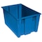 Quantum Storage Systems Stack & Nest Storage Container, 12.7 gal, 19-1/2 in L x 15-1/2 in W x 13 in H, Blue, Polypropylene SNT195BL - alternate 2