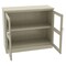 Tennsco Shelving Storage Cabinet, 42 in H, 48 in W, 18 in D, Swing, Keyed, Sand, 2 Shelves, 0 Drawers CVDJ1842A SAND - alternate 1