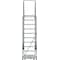 Ballymore 133 in H Steel Rolling Ladder, 10 Steps, 450 lb Load Capacity 103228XSU - alternate 6