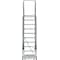 Ballymore 133 in H Steel Rolling Ladder, 10 Steps, 450 lb Load Capacity 103228XSU - alternate 4