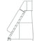 Ballymore 133 in H Steel Rolling Ladder, 10 Steps, 450 lb Load Capacity 103228XSU - alternate 8