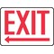 Accuform Exit Sign, Plastic, 14" W, 10" H, Exit (Arrow Left), White MADC532VP - alternate 2