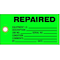 Zoro Select Tag, Repair, Cardstock, 3 in H x 5 3/4 in W, Green, Rectangle, 100 PK 9WAU5 - alternate 2