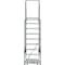 Ballymore 123 in H Steel Rolling Ladder, 9 Steps, 450 lb Load Capacity 093214X - alternate 7