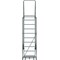 Ballymore 133 in H Steel Rolling Ladder, 10 Steps, 450 lb Load Capacity WA103214P - alternate 2