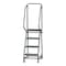 Ballymore 68 in H Steel Rolling Ladder, 4 Steps, 450 lb Load Capacity H418X - alternate 1