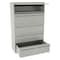 Tennsco 42 in W 5 Drawer Lateral File Cabinet, Light Gray LPL4260L50 LGHT GREY - alternate 1