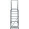 Ballymore 113 in H Steel Rolling Ladder, 8 Steps, 450 lb Load Capacity 083228GSU - alternate 10