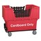 Zoro Select Matl Handling Cart, Cardboard Only, Red N1017261-RED-CARDBOARD - alternate 1