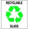 Brady Recycling Label, Recycling Glass, PK5 20638FLS - alternate 2