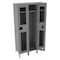 Tennsco Wardrobe Locker, 45 in W, 18 in D, 78 in H, (1) Tier, (3) Wide, Gray CSL-151872-3 MED GRE - alternate 1