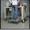 Zoro Select Work Platform, 9 in to 14 in H, 24 in W, 24 in D, Steel, 500 lb Load Capacity AHW-H-2424 - alternate 2