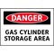 Electromark Danger Sign, 7 in Height, 10 in Width, Vinyl, English S155FF - alternate 3