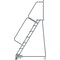 Ballymore 103 in H Steel Rolling Ladder, 7 Steps, 450 lb Load Capacity WA073214P - alternate 4