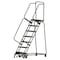 Ballymore 103 in H Steel Rolling Ladder, 7 Steps, 450 lb Load Capacity WA073214P - alternate 1