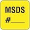 Harris Industries Label, 7/8 In. W, 7/8 In. H, PK500, LB132334 LB132334 - alternate 1