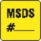 Harris Industries Label, 7/8 In. W, 7/8 In. H, PK500, LB132334 LB132334 - alternate 2