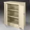 Tennsco Shelving Storage Cabinet, 42 in H, 36 in W, 18 in D, Swing, Keyed, Black, 2 Shelves, 0 Drawers 1842BK - alternate 5