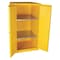 Jamco Hazardous Material Storage Cabinet, 60 gal, 2 Shelves, Steel, 34 in W x 65 in H x 34 in D, Yellow BM60YP - alternate 2