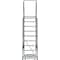 Ballymore 123 in H Steel Rolling Ladder, 9 Steps, 450 lb Load Capacity 093214R - alternate 7
