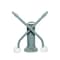 Unger Toilet Brush with Caddy, 22 1/2 in L Handle, 3 1/2 in L Brush, White, Plastic, 26 in L Overall BSWHR - alternate 1