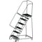 Ballymore 93 in H Steel Rolling Ladder, 6 Steps, 450 lb Load Capacity 063241RSU - alternate 6