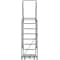 Ballymore 113 in H Steel Rolling Ladder, 8 Steps, 450 lb Load Capacity WA-SW083214GSU - alternate 3
