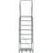 Ballymore 113 in H Steel Rolling Ladder, 8 Steps, 450 lb Load Capacity WA-SW083214GSU - alternate 4