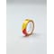 Zoro Select Floor Marking Tape, vinyl, No Legend, Magenta, Yellow, 1 in W., 5 mil Thickness 9WRC5 - alternate 1