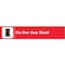 Electromark Fire Door Sign, 1 3/4 in Height, 9 in Width, Vinyl, English S355M - alternate 1