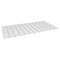 Tennsco Decking, Steel, 48 in W, 24 in D, Gray, Powder Coated Finish, Gauge: 5 ZWD-4824 MG - alternate 1