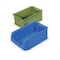 Ssi Schaefer Solid & Stackable Straight Wall Storage Container, 1.9 gal, 13 in L x 9 in W x 6 in H, Blue 1463.130906BL1 - alternate 2