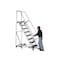 Ballymore 93 in H Steel Rolling Ladder, 6 Steps, 450 lb Load Capacity WA-AD-063214P - alternate 4