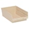 Quantum Storage Systems Shelf Storage Bin, Polypropylene, Ivory, 4 in H, 8 3/8 in W, 11 5/8 in L QSB107IV - alternate 4