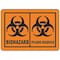 Brady Bilingual Biohazard Label, Biohazard/Peligro Biologico, Paper, 3 1/2 in W, 5 in H 31264LS - alternate 1
