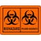 Brady Bilingual Biohazard Label, Biohazard/Peligro Biologico, Paper, 3 1/2 in W, 5 in H 31264LS - alternate 3