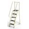 Ega 80 in H Steel Rolling Ladder, 5 Steps, 450 lb Load Capacity F008 - alternate 1