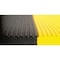 Notrax Antifatigue Mat, 60 ft. L x 2 ft. W, 1/2" Thickness, Closed Cell PVC Foam, Corrugated, Black/Yellow 413R0024BY - alternate 8