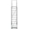 Ballymore 153 in H Steel Rolling Ladder, 12 Steps, 450 lb Load Capacity WA-AD-123214P - alternate 6