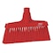 Remco 9 1/2 in Sweep Face Broom Head, Soft, Synthetic, Red 31044 - alternate 1