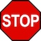 Shieldmark Floor Stop Sign, 16 in H, 16 in W, Heavy Duty Industrial Grade Composite, Octagon, English, STP16 STP16 - alternate 2