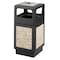 Safco Ash/Trash Can, 38 gal., Black 9473NC - alternate 1