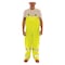 Tingley Hi-Visibility Rain Bib Overall, Polyester/PVC, 33 in Inseam, 60 in to 62 in Waist, 14 mil Thickness O53122 - alternate 1