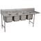 Advance Tabco Scullery Sink 24 in x 24 in, 4, 4, Floor Mount, 18 ga. 304 Stainless Steel 9-44-96-24R - alternate 1