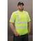 Zoro Select Men's Short Sleeve T-Shirt, Polyester, DuPont(TM) PTFE fabric protector, Pullover, Orange/Yellow UHV302L 4X - alternate 2