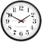 Zoro Select 13-1/8" 24 Hour Face Wall Clock, Black E56BASD324G - alternate 1